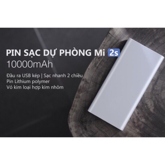 RẺ NHẤT HCM Sạc Dự Phòng Xiaomi Gen2s - Chính Hãng 1 ĐỔI 1