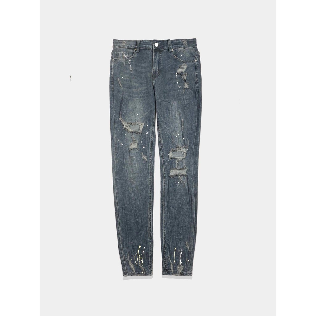 Quần jean nam KLEINO STONE WASH PANTED DENIM