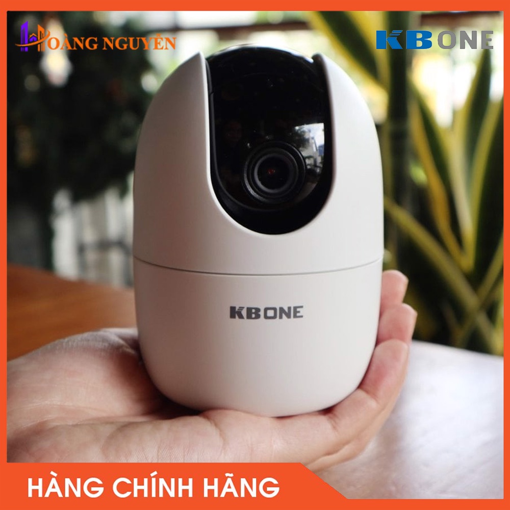 [NHÀ PHÂN PHỐI] Camera IP Wifi KBONE KN-H21PW 2.0MP Full HD - KN-H21P-D Xoay 360 Đàm Thoại 2 Chiều Không Dây