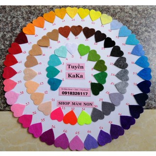 vải nỉ cứng làm đồ handmade (khổ 90x90)