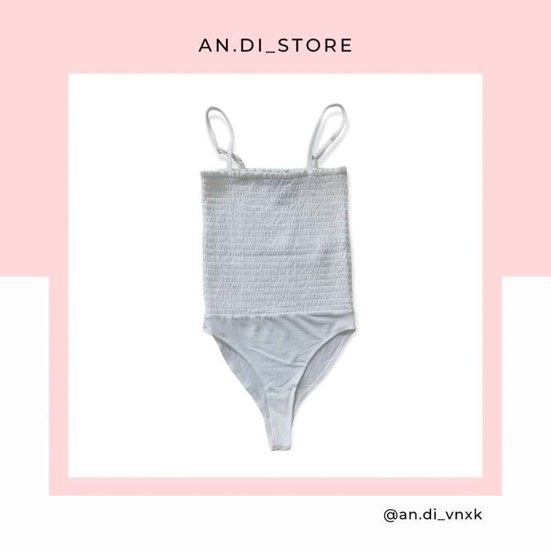 🔸Bodysuit thun smocking- F21 | BigBuy360 - bigbuy360.vn