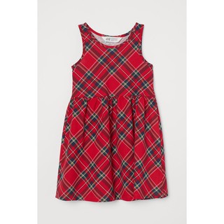 Váy caro đỏ hm h&m _ hàng chính hãng anh