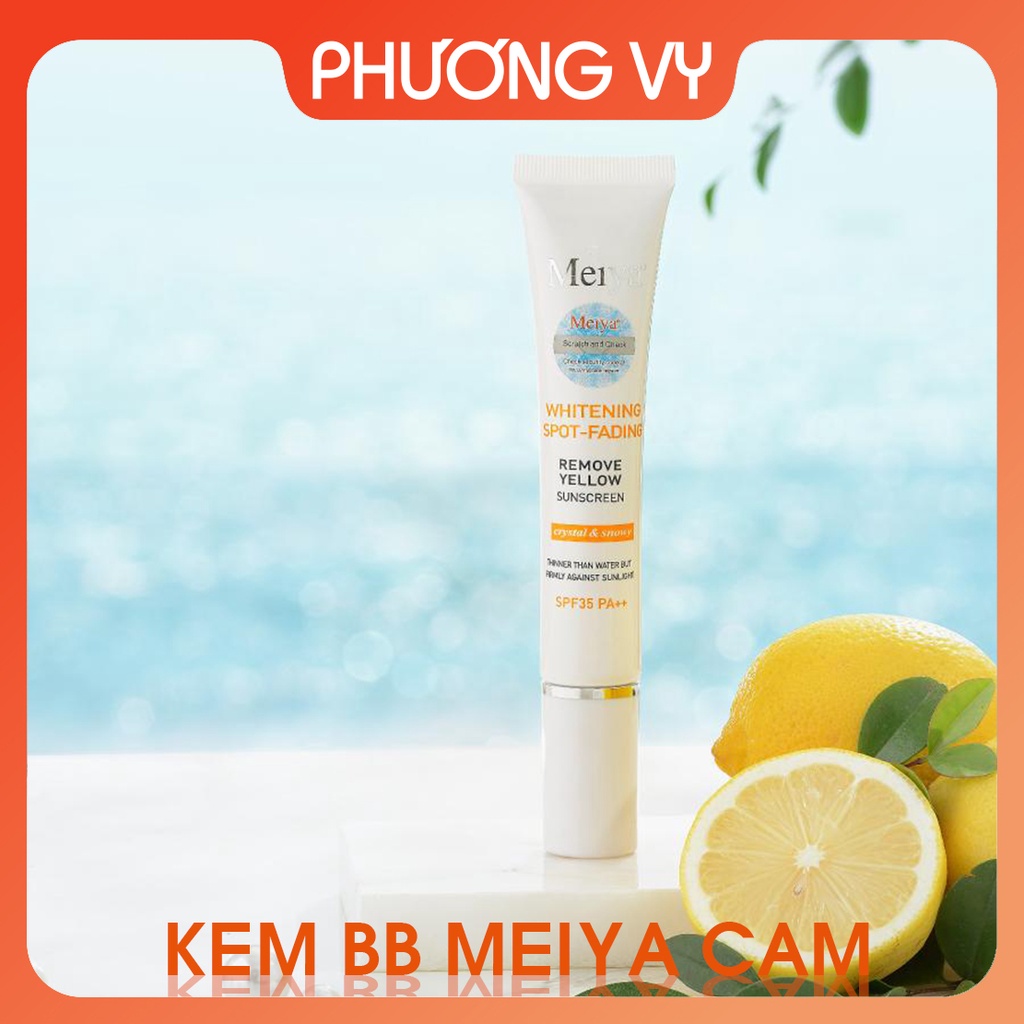 [CHÍNH HÃNG] Kem chống nắng BB Meiya cam, giúp chống nắng và dưỡng ẩm cho da, kem nám Nhật Bản, mỹ phẩm Meiya.