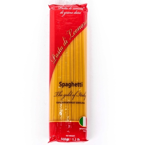 Mỳ Ý spaghetti nhãn hiệu Castello, Leonardo, Divella 500g