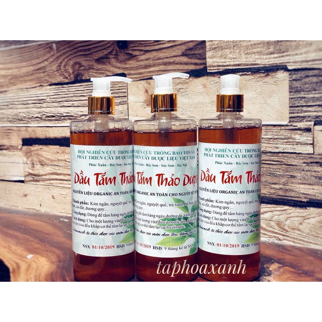 DẦU TẮM THẢO DƯỢC 500ML