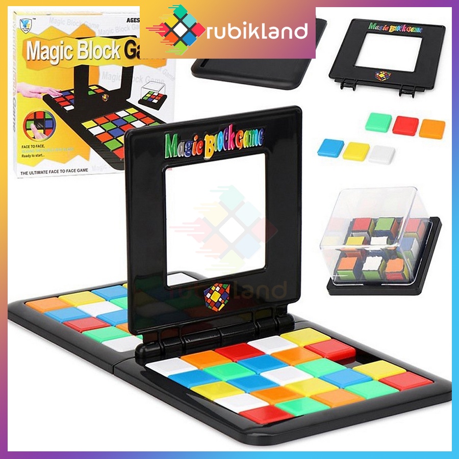 Rubik Đồ Chơi Đối Kháng Rubic Đại Chiến Biến Thể Board Game Stickerless Đồ Chơi Trí Tuệ Trẻ Em