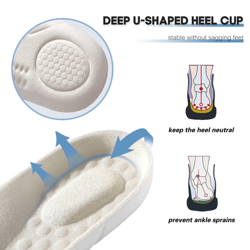 Miếng Lót Giày Mát Xa Chống Trượt Thấm Hút Mồ Hôi Dành Cho Trẻ Em