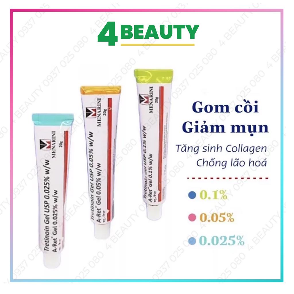 Tretinoin Aret 0.1% - 0.05% - 0.025% gel Giảm Mụn, Chống Lão Hóa, Tre Tretinol Ấn Độ - 4 BEAUTY