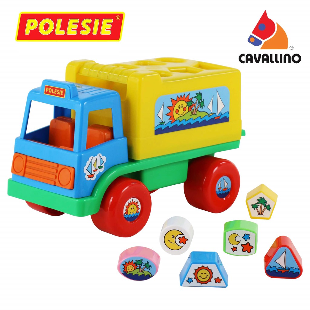 Xe tải thả hình Island đồ chơi Polesie Toys