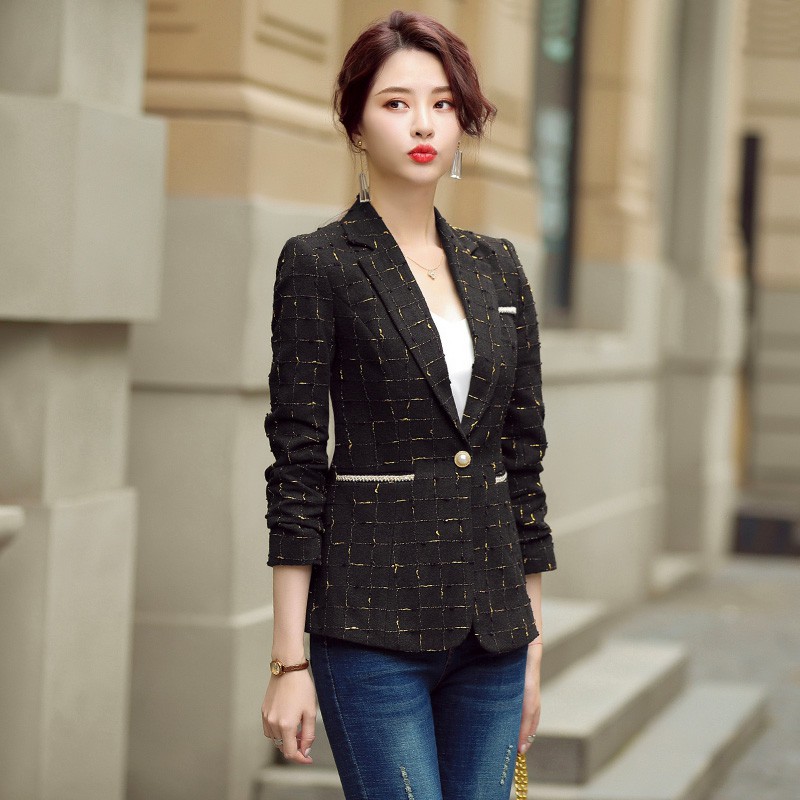 Áo Khoác Vest 2 Màu Trắng Đen Thời Trang Cho Nữ 2020 | BigBuy360 - bigbuy360.vn