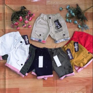 Quần sọt kaki cho bé trai 12-26kg