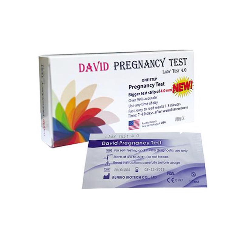 Que Thử Thai David Pregnancy Test Phát Hiện Thai Sớm Chính Xác, An Toàn, Hiệu Quả