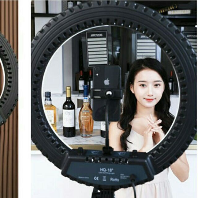 Đèn Livestream Size 36cm (Kèm Cả Chân Đỡ & Kẹp Điện Thoại) | BigBuy360 - bigbuy360.vn