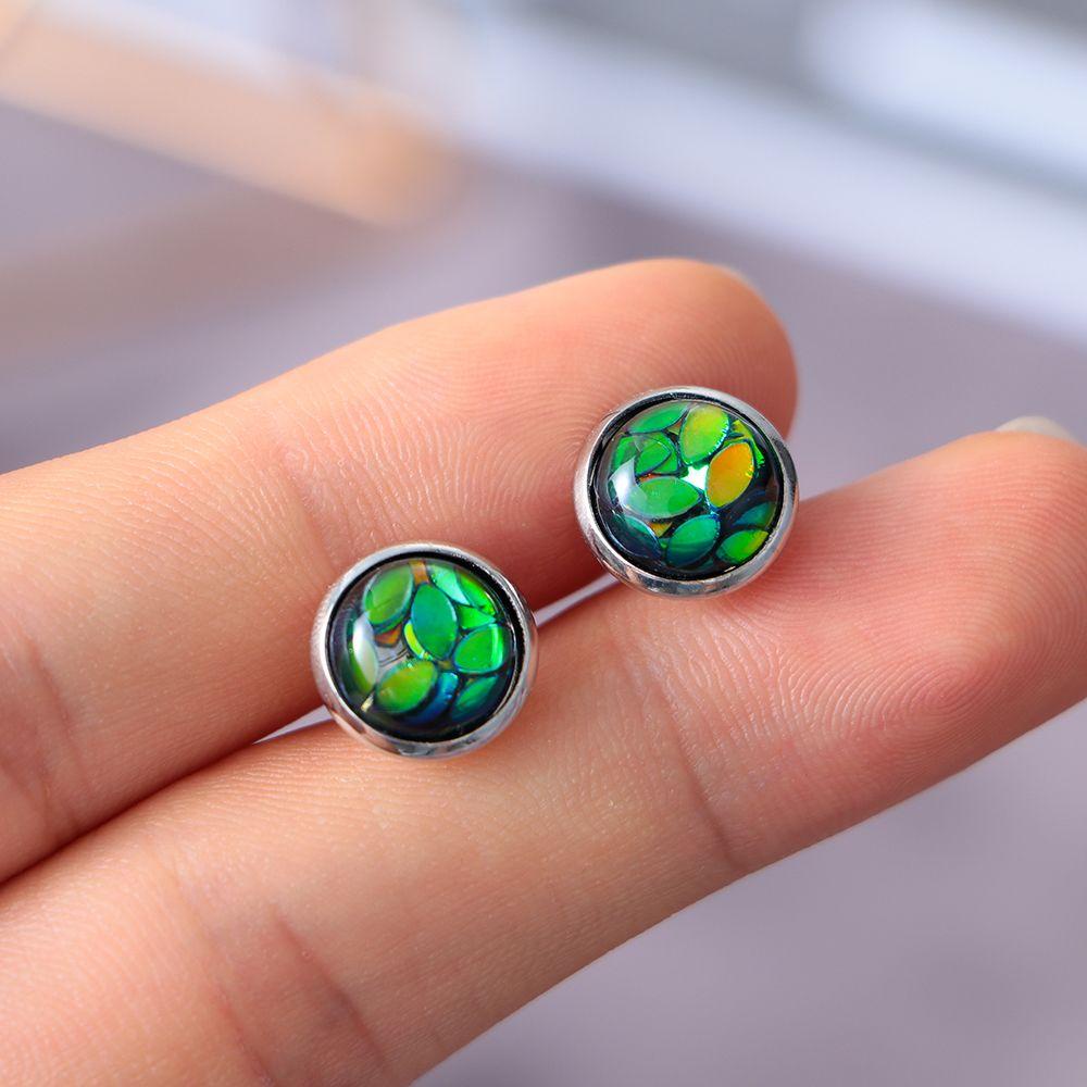 JUNE Set 6 Đôi Khuyên Tai Đính Đá Thời Trang Cho Nữ