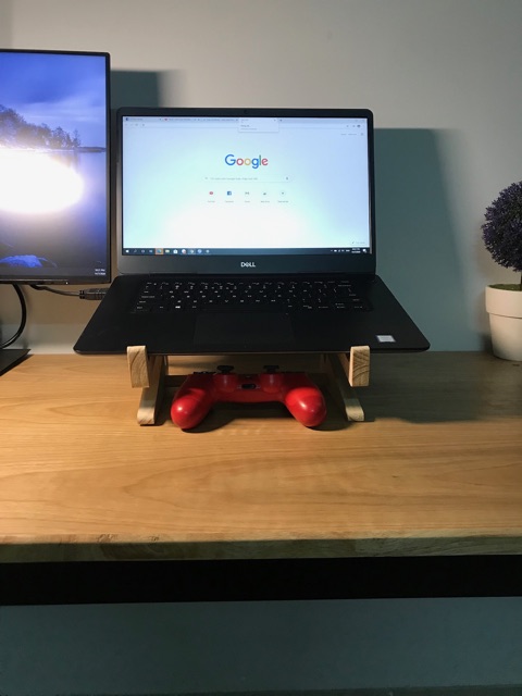 Kệ laptop gỗ sang trọng, chống đau mỏi lưng (Làm từ gỗ thông trắng cao cấp,ko phải gỗ ép) | BigBuy360 - bigbuy360.vn