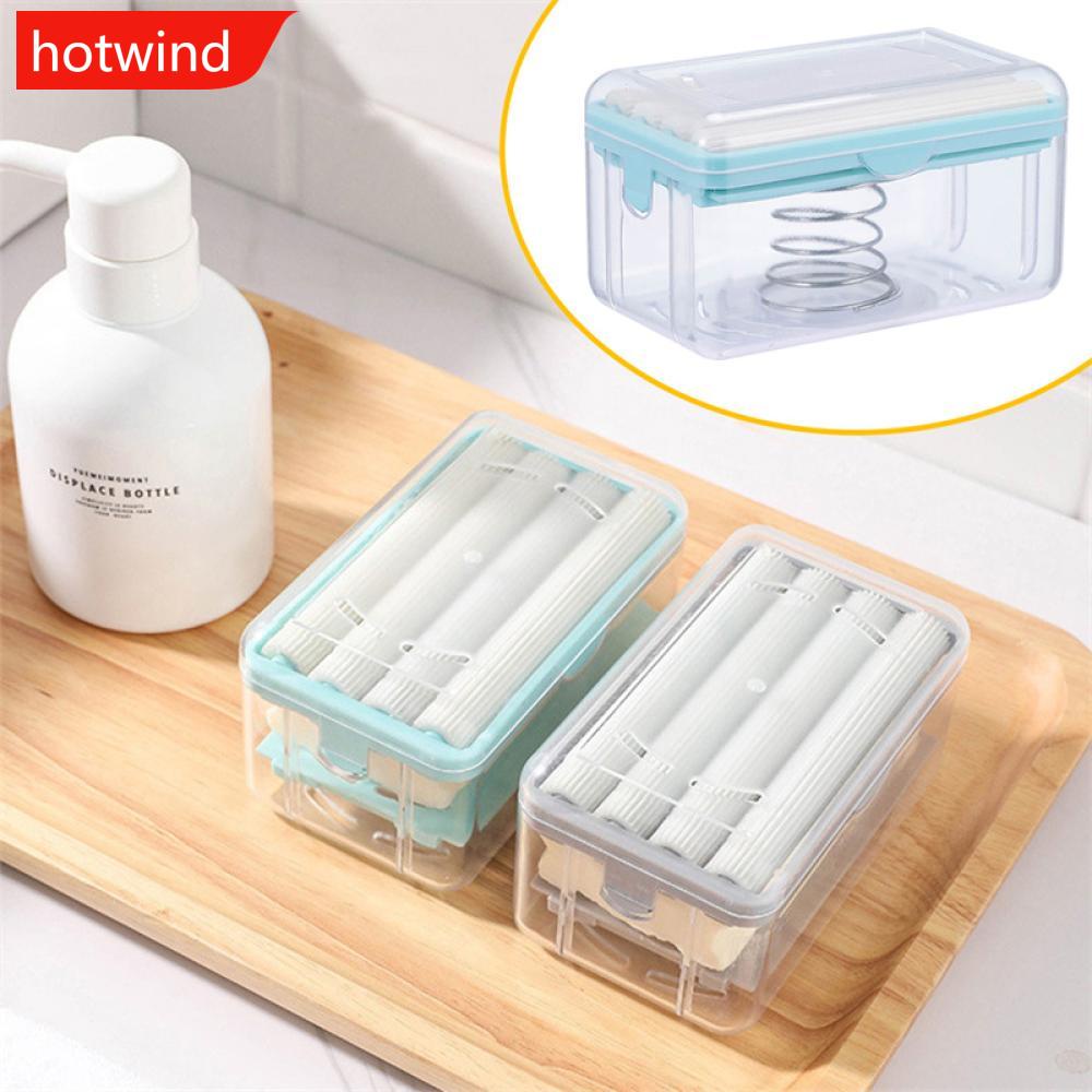 Hộp Đựng Xà Phòng Rửa Tay Tạo Bọt Đa Chức Năng Có Giá Đỡ Xà Phòng Tiện Dụng C1U1