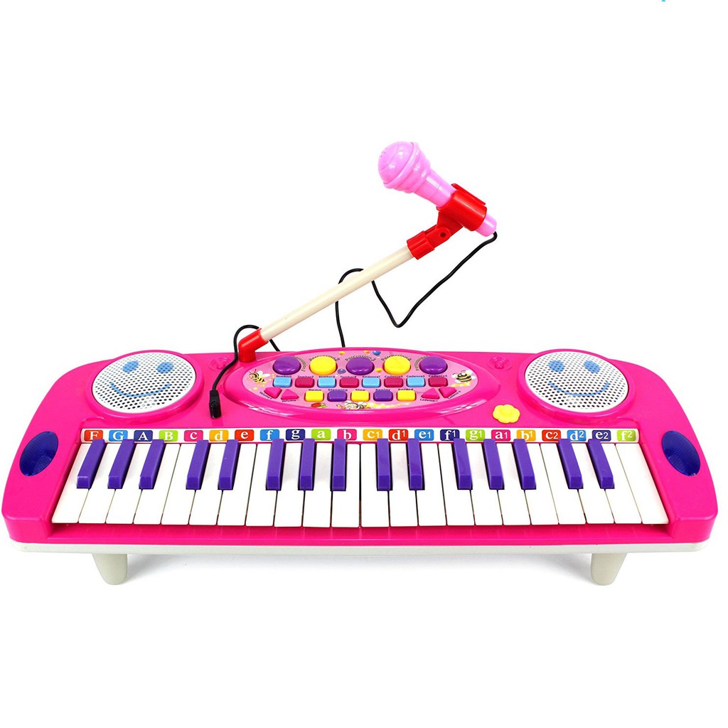 Đồ chơi đàn Organ mini kèm micro cho bé tập đàn tập hát