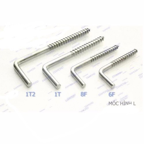 [1 hộp 10 cái] 1 Hộp Móc L / Móc màng cao cấp Long Đức