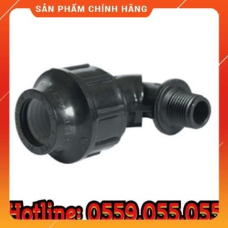 Cút 20 co ren ngoài 21 27 hdpe