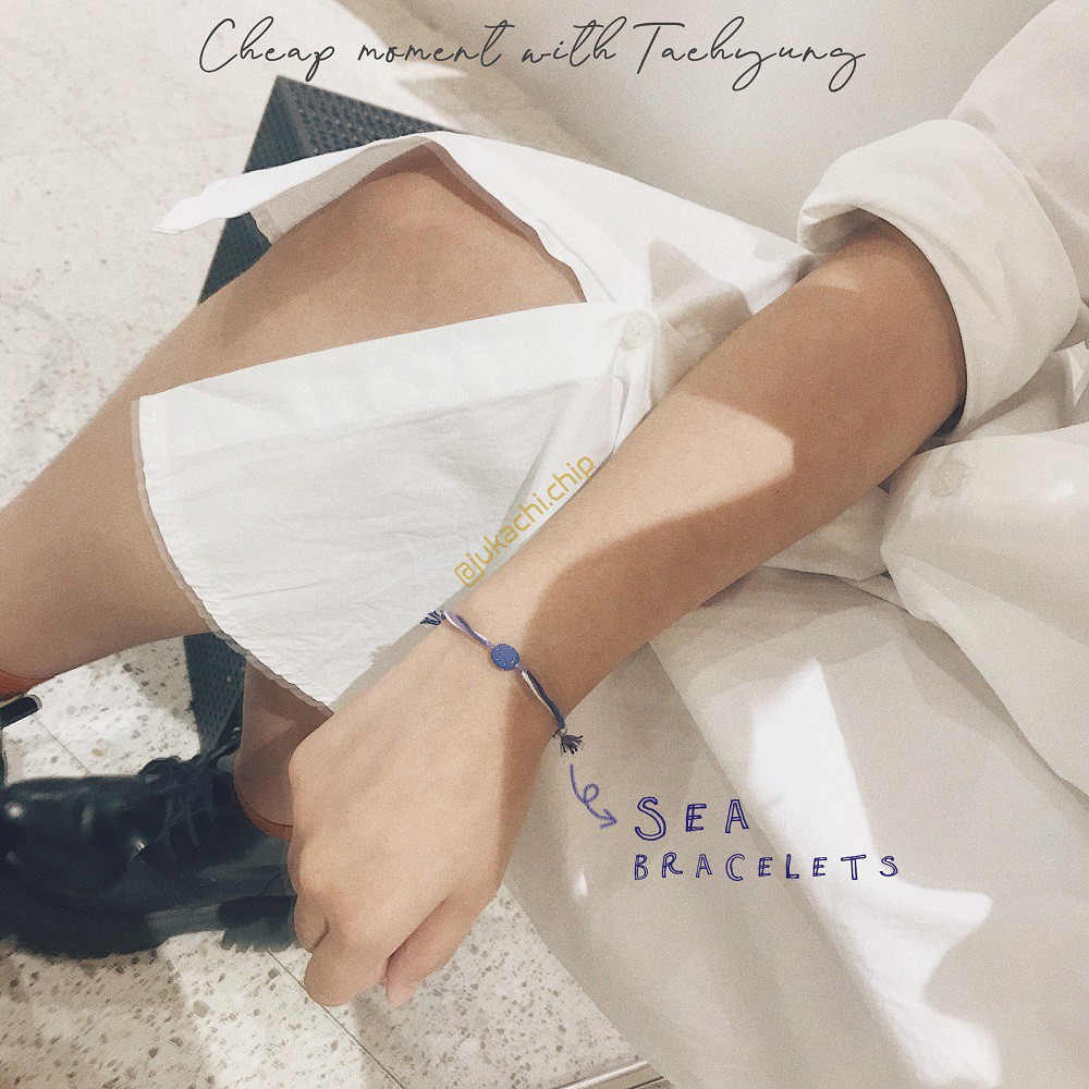 Vòng tay handmade cheap moment with Taehyung  - Sea bracelets | Taehyung bracelets