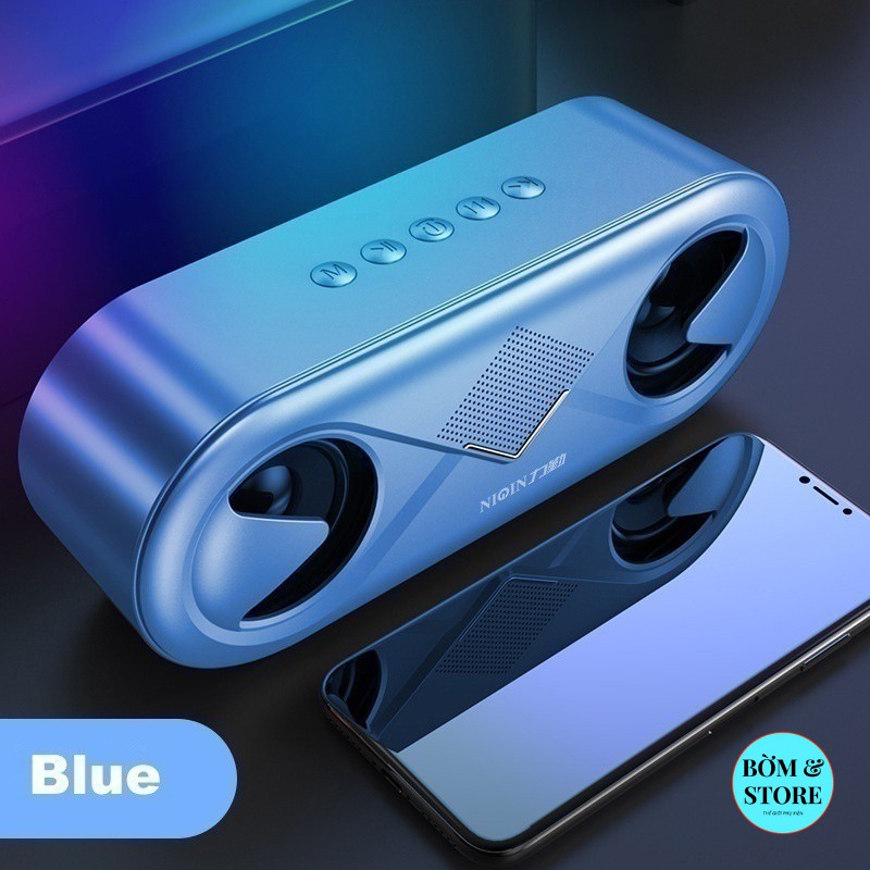Loa Bluetooth S6 Âm thanh HiFi 4D, Âm trầm siêu bass toàn dải kết hợp đèn nháy led theo nhạc