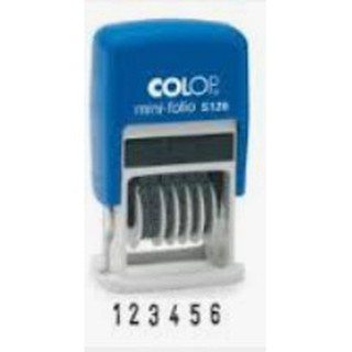 Dấu 6 số liền mực (Colop S126)