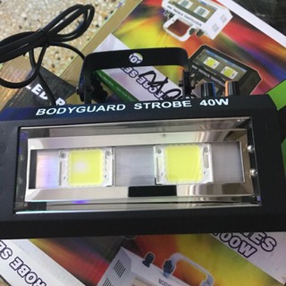 Đèn chớp led 40w pun màu rgb