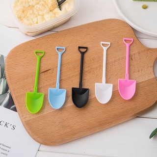 Xẻng múc bột, kem, muỗng nhựa hình xẻng mini