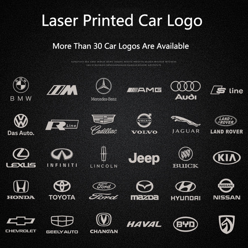 Móc Chìa Khóa Bằng Da Bò Màu Laser In Logo Bằng Hợp Kim Kẽm Cho Mazda Hyundai Kia Ford Nissan Chevrolet Honda Toyota Volkswagen