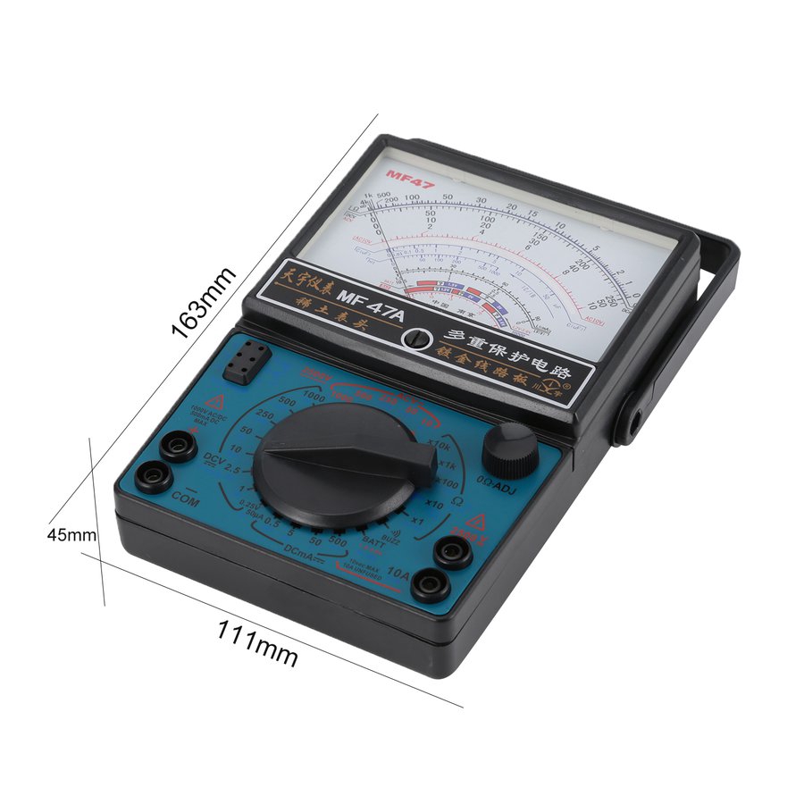 Đồng hồ vạn năng analog MF-47A đo dòng điện DC/AC/ kiểm tra pin