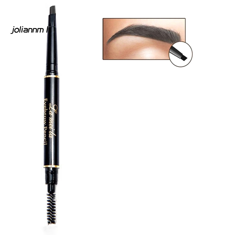 [Hàng mới về] Bút kẻ lông mày có cọ tích hợp hai đầu chống nhòe thiết kế xoay tự động | BigBuy360 - bigbuy360.vn