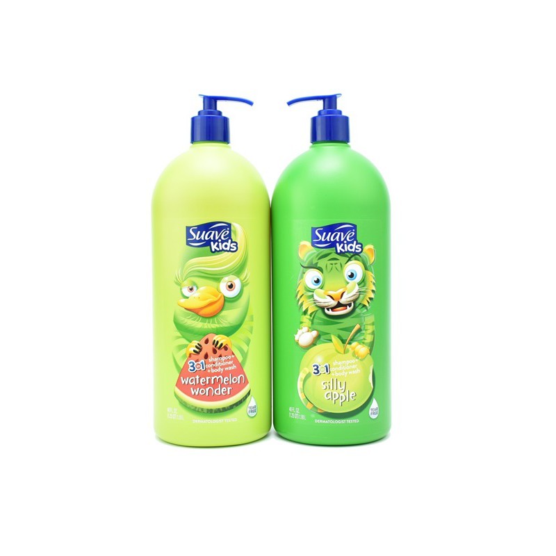 Sữa Tắm, Gội Và Xả Cho Trẻ Em Suave Kids 3 In 1 1.18l