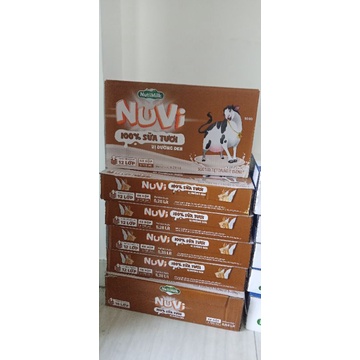 Sữa tươi đường đen Nutifood - Thùng 48 hộp