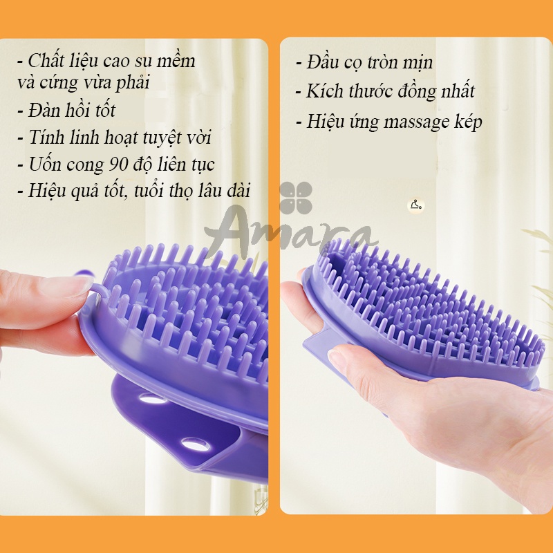 Bàn Chải Thông Kinh Lạc Massage Body, Massage Cổ Vai Gáy Toàn Thân Giảm Béo Hiệu Quả