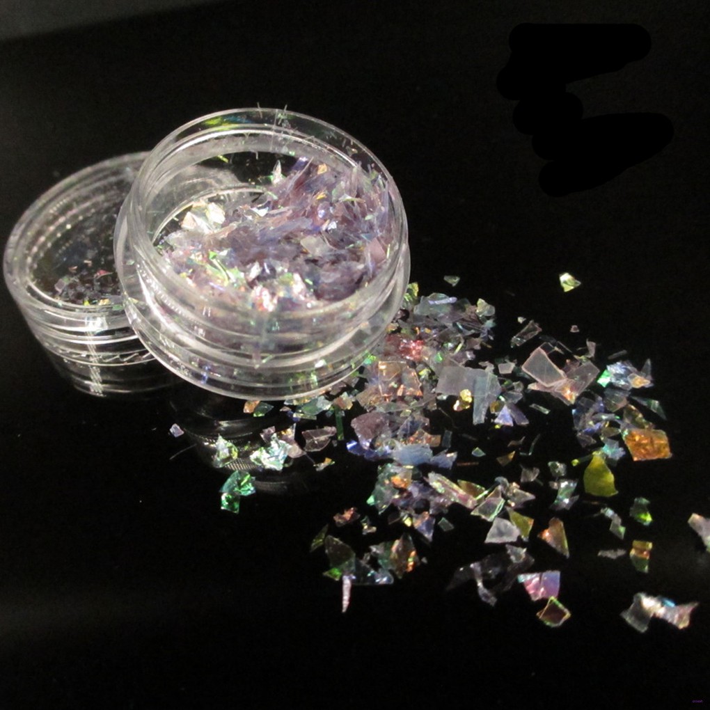 [Hàng mới về] 4 Hộp phụ kiện kim tuyến lấp lánh dùng trang trí móng tay nghệ thuật