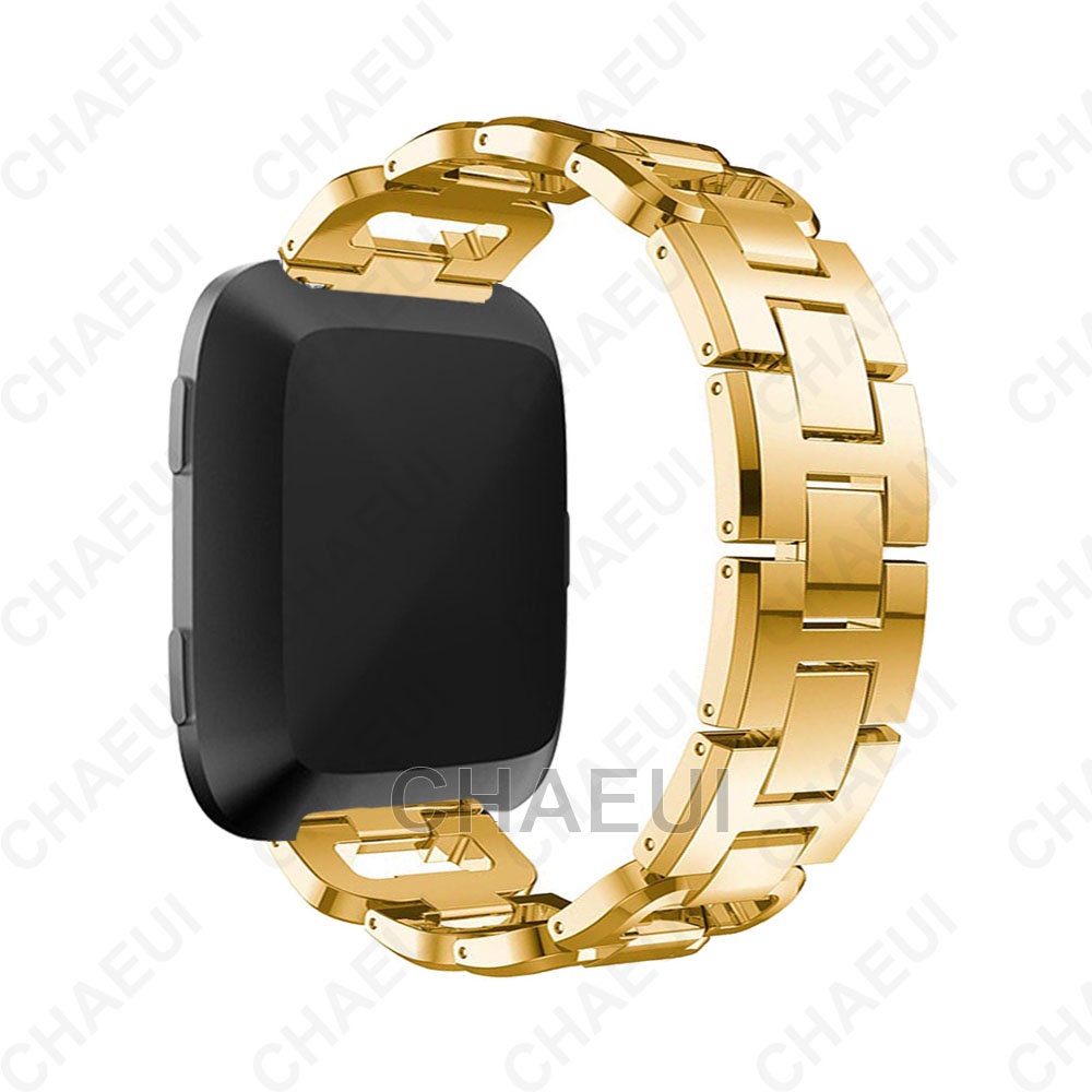 Dây Đeo Inox Cho Đồng Hồ Thông Minh Fitbit Versa 3 2 Lite Sense