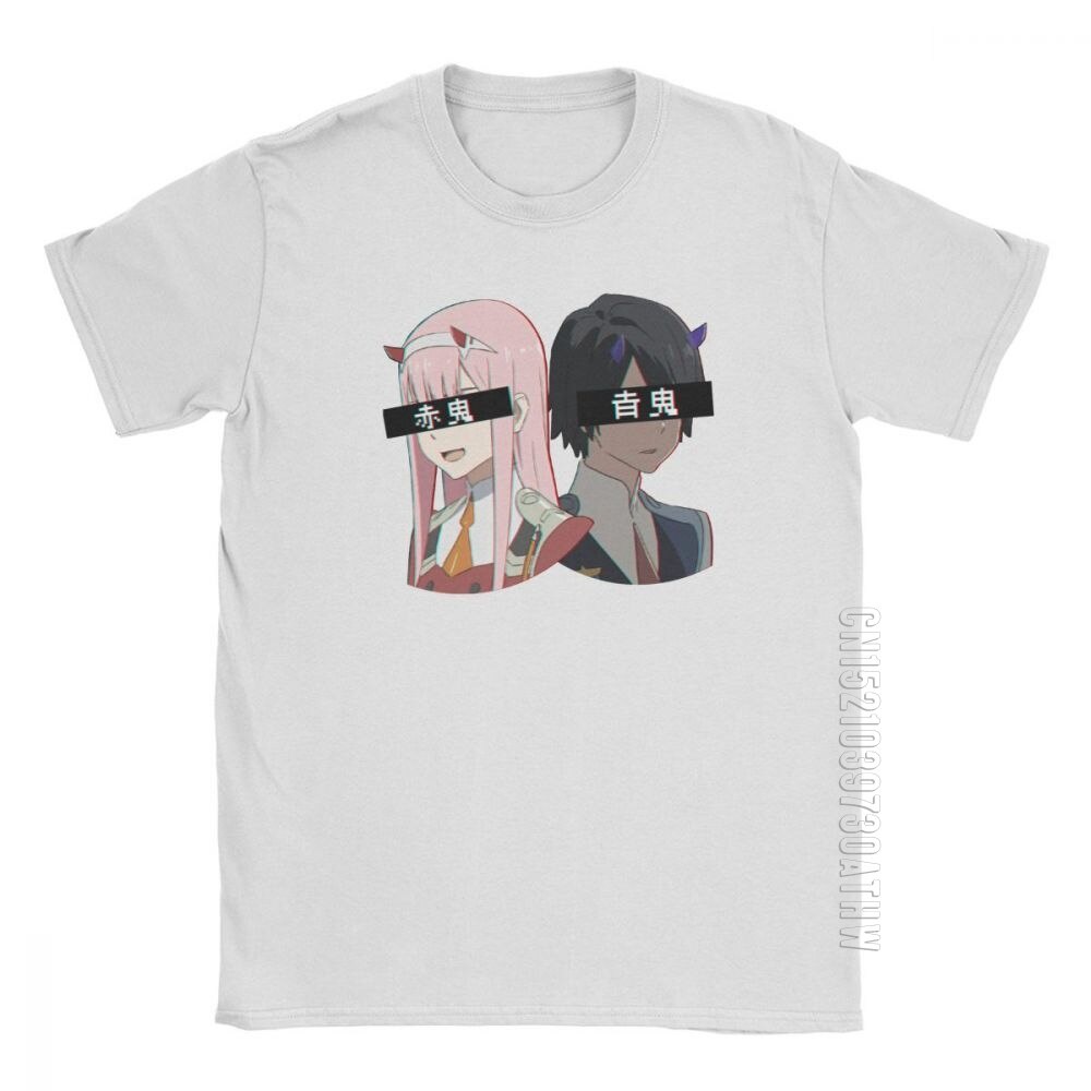 Nam Aka Oni Và Ao Oni Darling In The Franxx Zero Hai Áo Thun Thiết Kế Quần Áo 100% Cotton Tee Cổ Điể