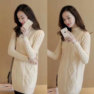 Áo Len Dáng Dài Hàn Quốc MSNN1471