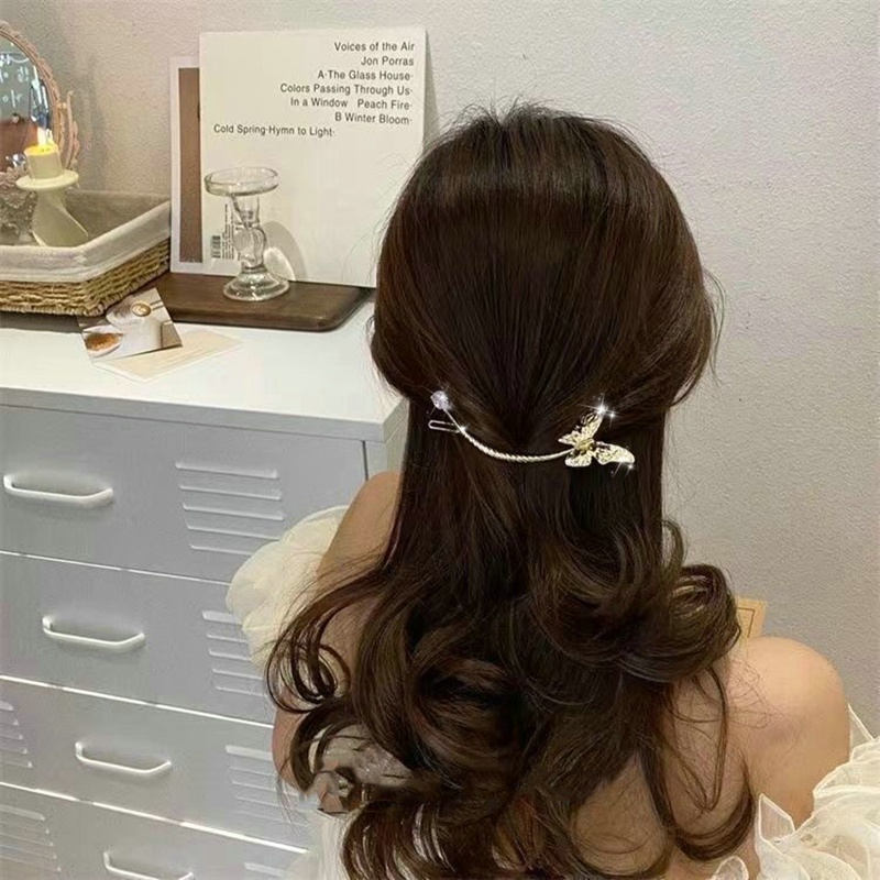 Kẹp Tóc Đính Ngọc Trai Thời Trang Cho Nữ