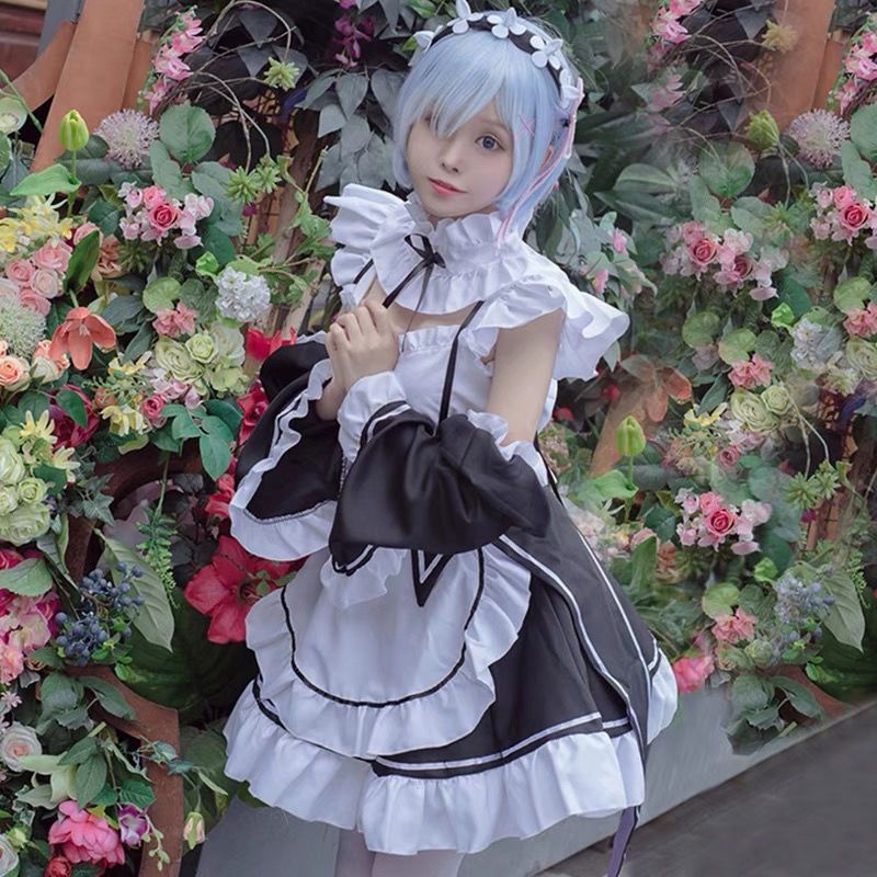 Bộ Đồ Hóa Trang Cô Hầu Gái Ram Rem Trong Phim Re: Zero