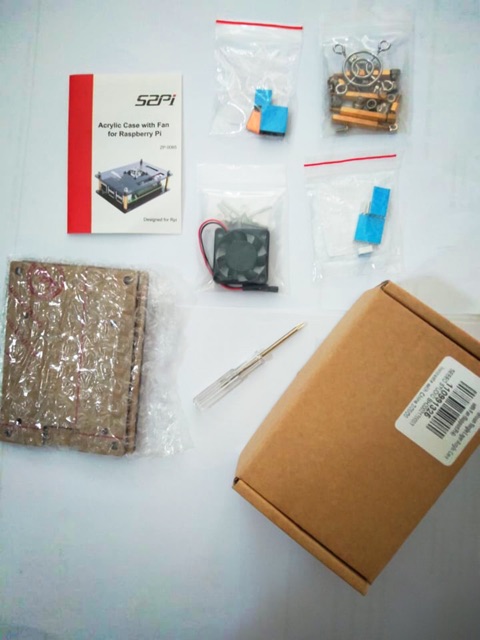 Case kèm quạt, tản nhiệt cho Raspberry Pi 4, Pi3, | BigBuy360 - bigbuy360.vn