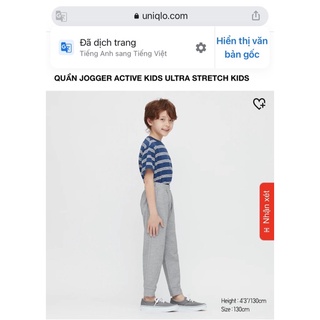 Quần jogger bé trai dư xịn