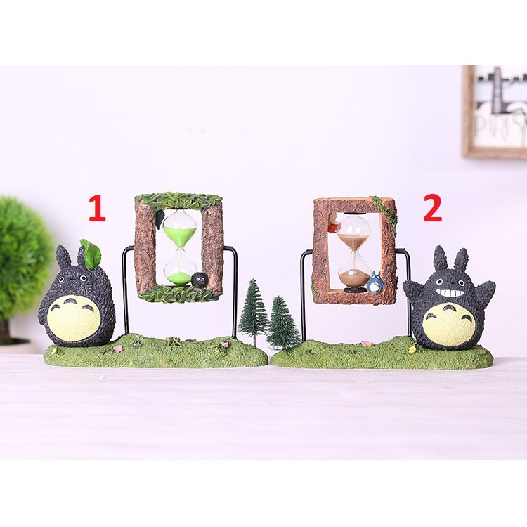 Đồng hồ cát trang trí để bàn anime Totoro