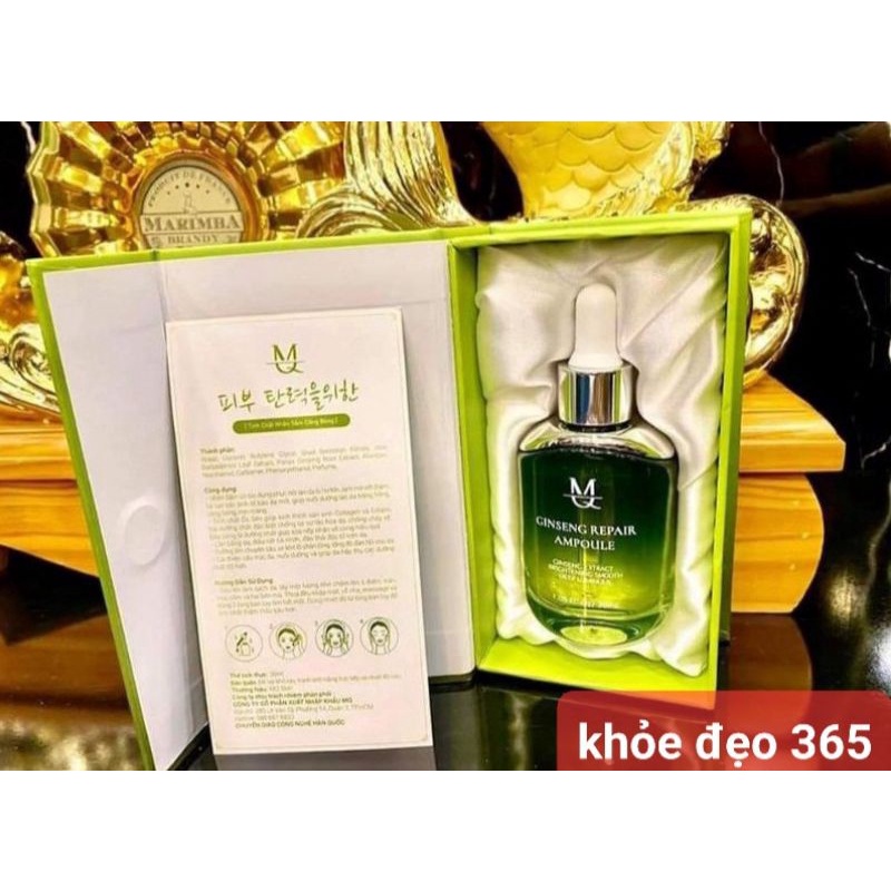 Tinh Chất SERUM CĂNG BÓNG DA Nhân Sâm MQSKIN chính hãng