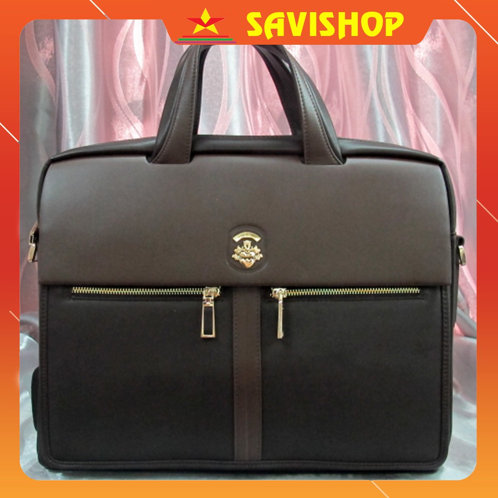 Túi xách công sở 🔴FREESHIP🔴 Cặp công sở nam cao cấp- Túi đựng laptop thời trang 9633. Kích thước: 38cm x 28cm x 9cm | BigBuy360 - bigbuy360.vn
