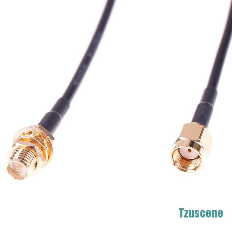 1 dây cáp nối dài ăng ten WiFi RG174 RP-SMA male tới female dài 1m | BigBuy360 - bigbuy360.vn