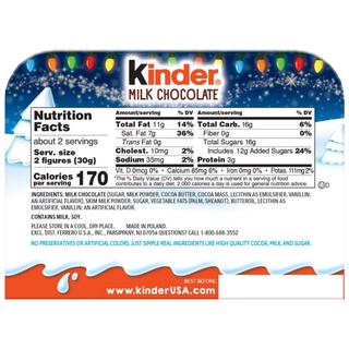 Socola Sữa Giáng Sinh Kinder Set 3 Thanh