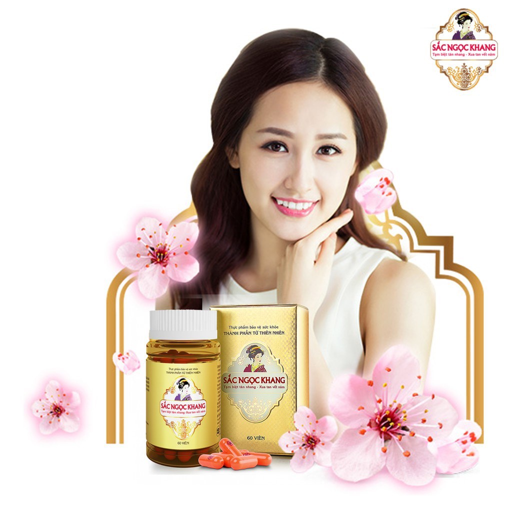 Sắc Ngọc Khang - hỗ trợ điều trị nám da, sạm nắng, tàn nhang, giúp bổ huyết, hoạt huyết, chống lão hóa