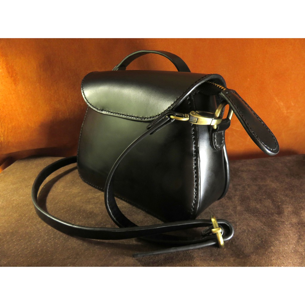 Túi xách Swanlake Đen da bò thật cao cấp, thủ công hoàn toàn, bảo hành - Handmade, Real Leather Black Swanlake Bag