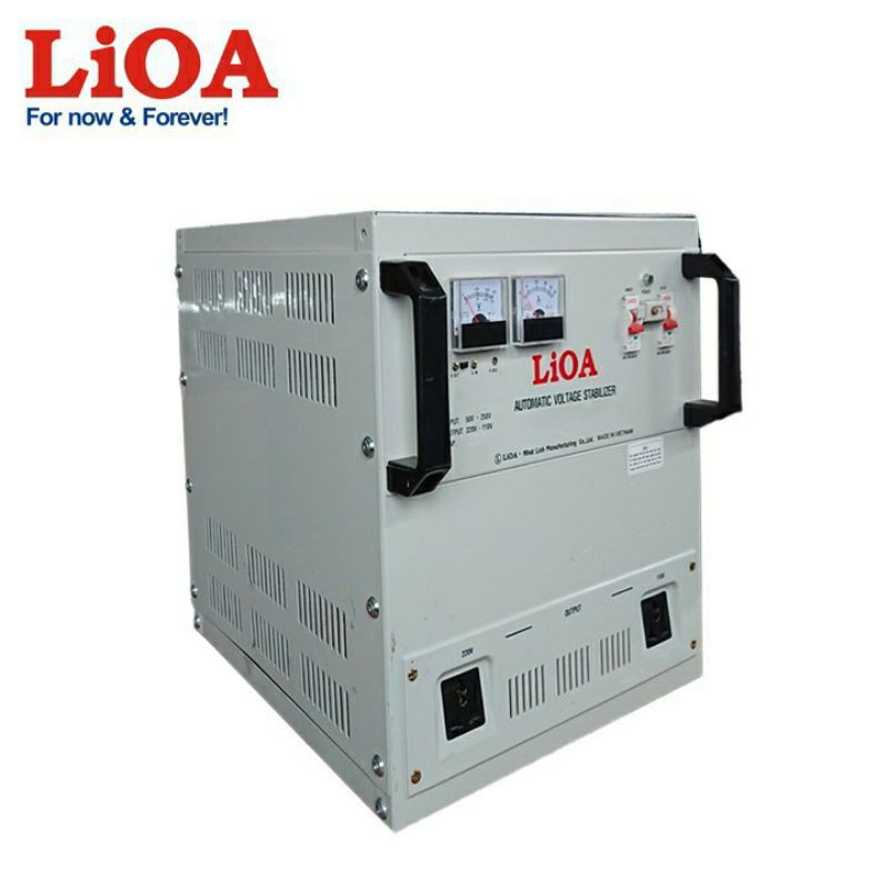 [SP CHÍNH HÃNG] Ổn áp 1 pha LIOA DRII 7500II 7.5 kvA dòng điện vào 50V - 250V